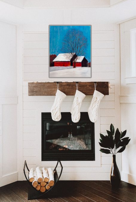 Holiday winter scene
