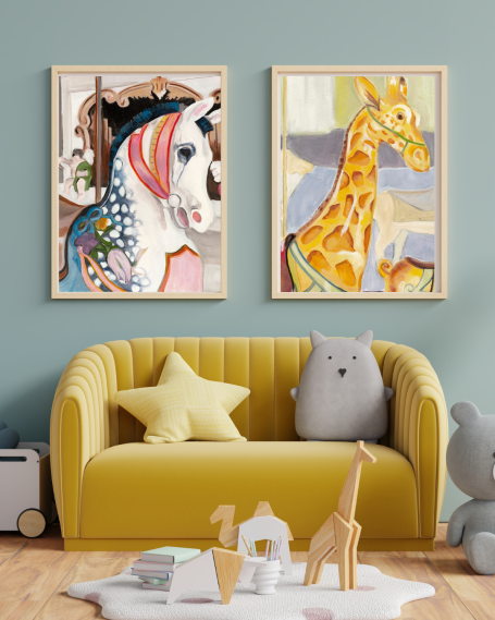 Child's room paintings